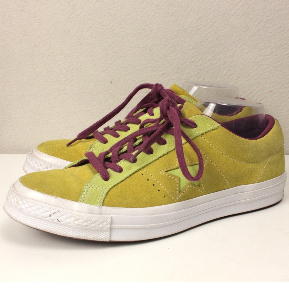 Converse One Star Ox Apple Green Suede Sneakers 161616C Mens 9 Womens 11 Y2K